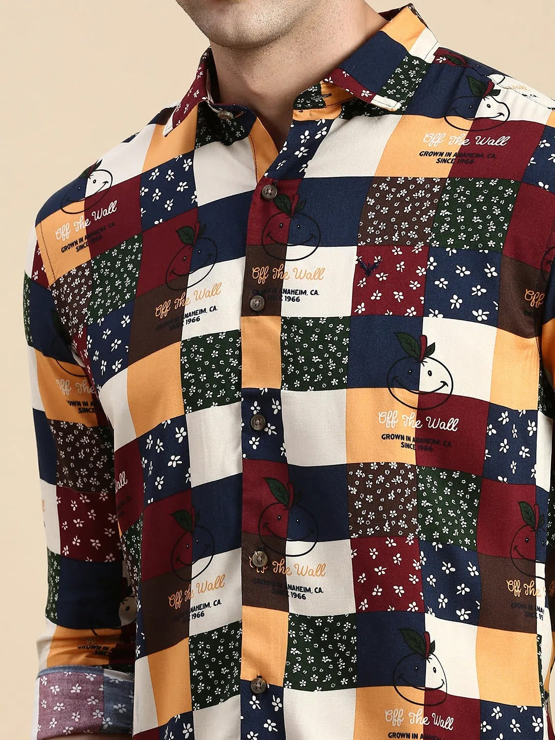 Multi Printed Mens Shirt - Casual Cotton Shirt | DesiQlo