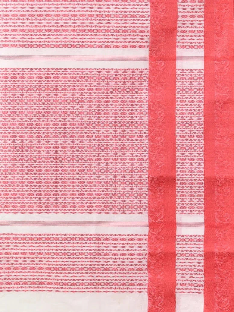 Beige Cotton Saree: Handwoven Bird Motifs | Indian Sarees