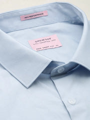 Men Blue Solid Formal Shirt-PHILOCALISTSOLID-2113-Blue