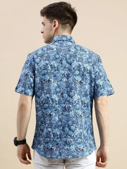 Men Multi Tropical Casual Shirt-GALAXY-1663-Multi