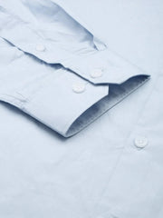 Men Blue Solid Formal Shirt-PHILOCALISTSOLID-2113-Blue