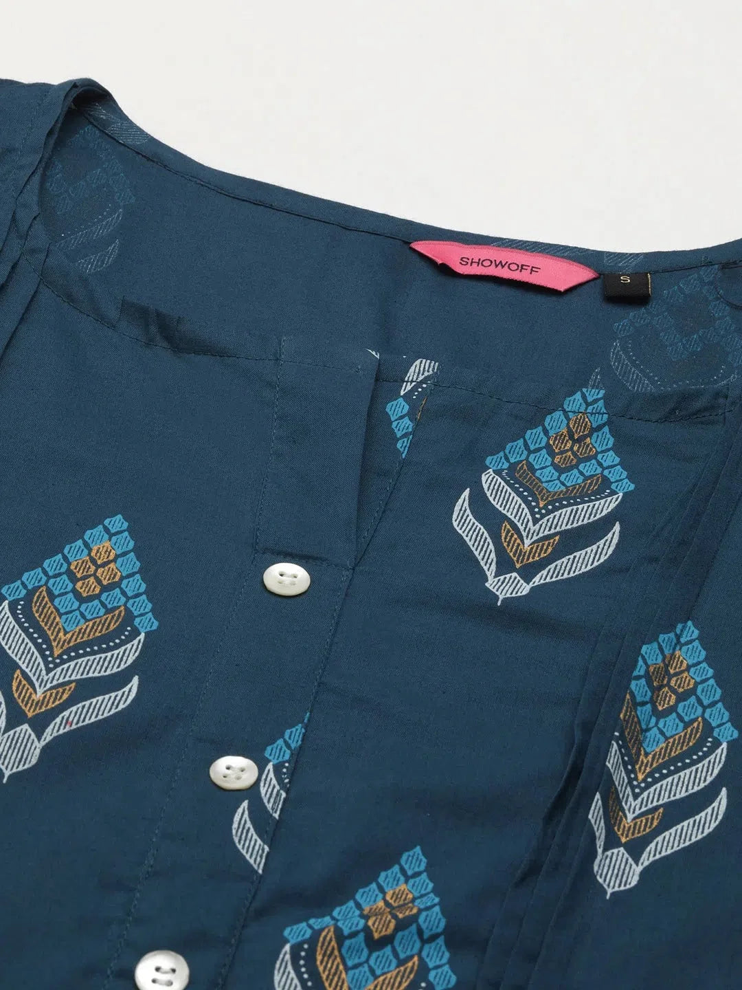 Teal Printed Kurta Set | Women's Ethnic Indian Kurta Sets