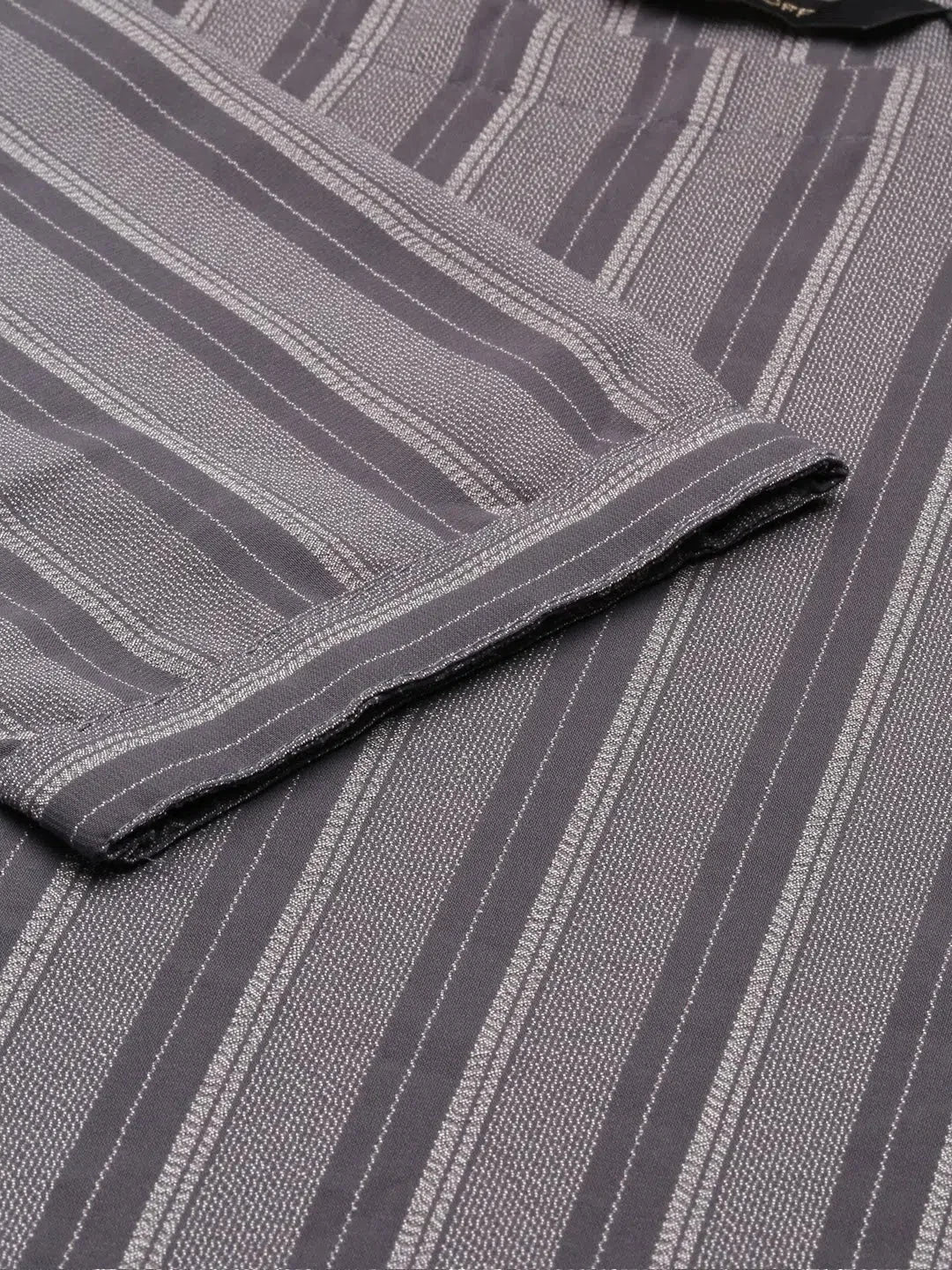 Grey Solid Kurta Set | Women's Designer Kurta Sets Online