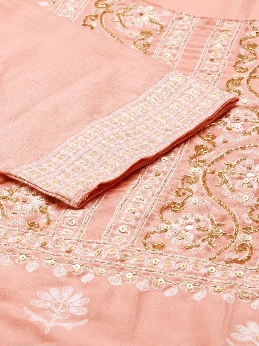 Peach Kurta Set with Dupatta | Women's Designer Kurta Sets