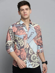 Men Multi Printed Casual Shirt-BESTCOLOURPRINT-4123-Multi