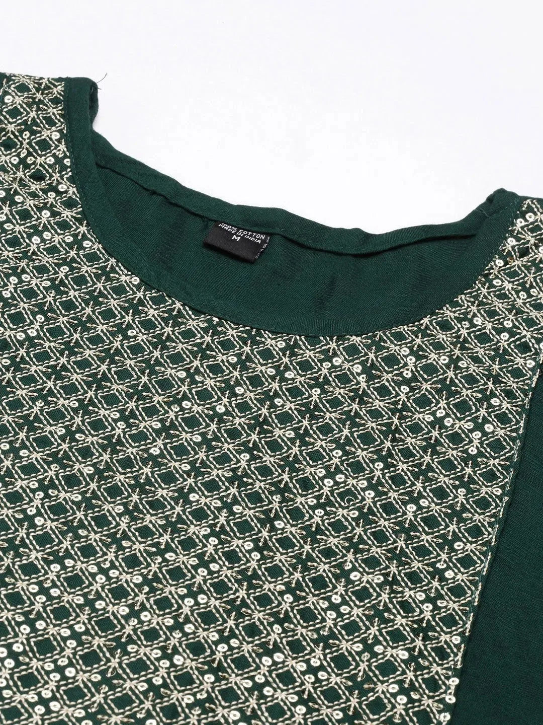 Green Solid Viscose Kurta | Elegant Indian Kurta for Women