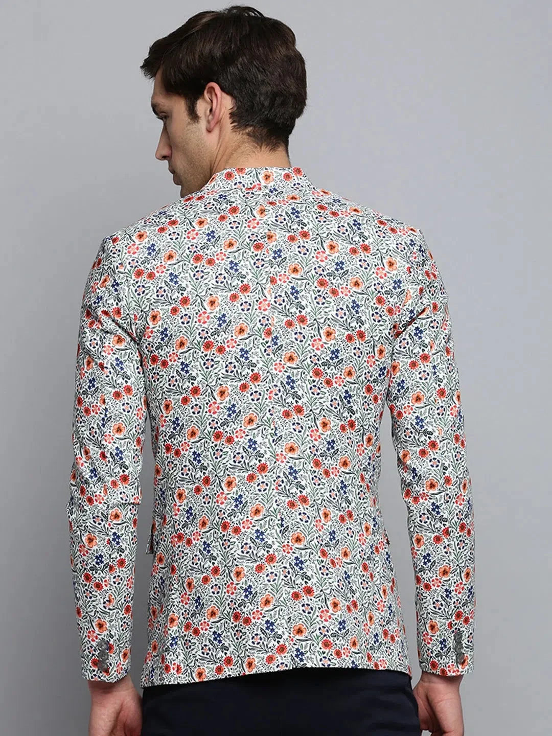 Men's Multi Printed Blazer - Nehru Jacket for Weddings