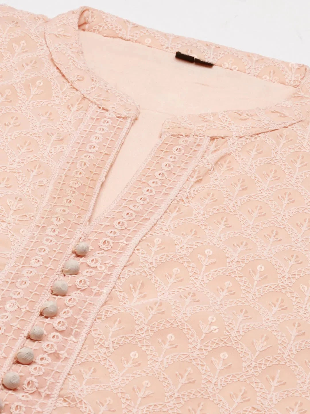 Pink Embroidered Kurta Set | Women's Indian Kurta Sets - Style 1