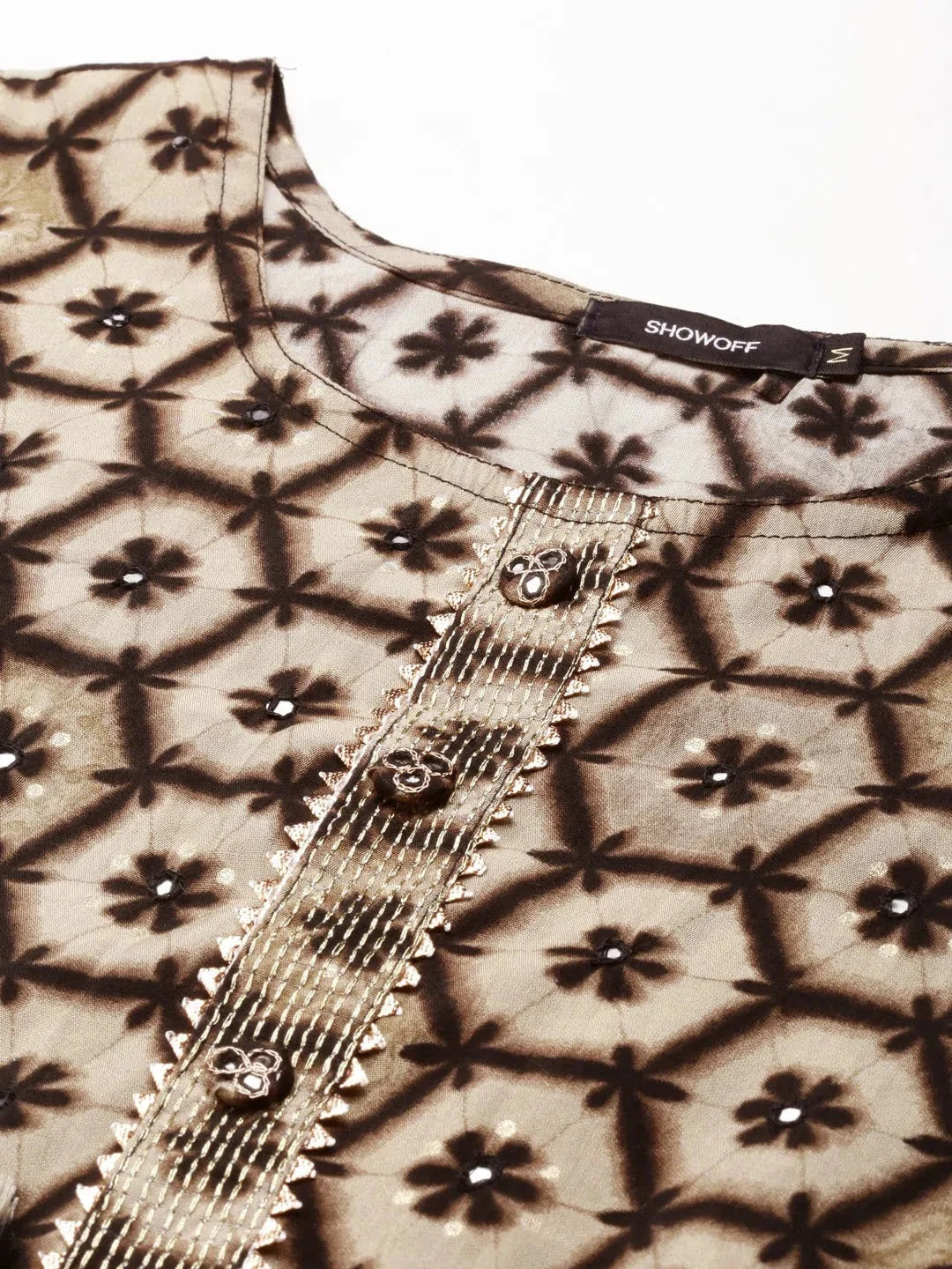 Grey Tie Dye Kurta - Stylish Women's Indian Kurta Collection