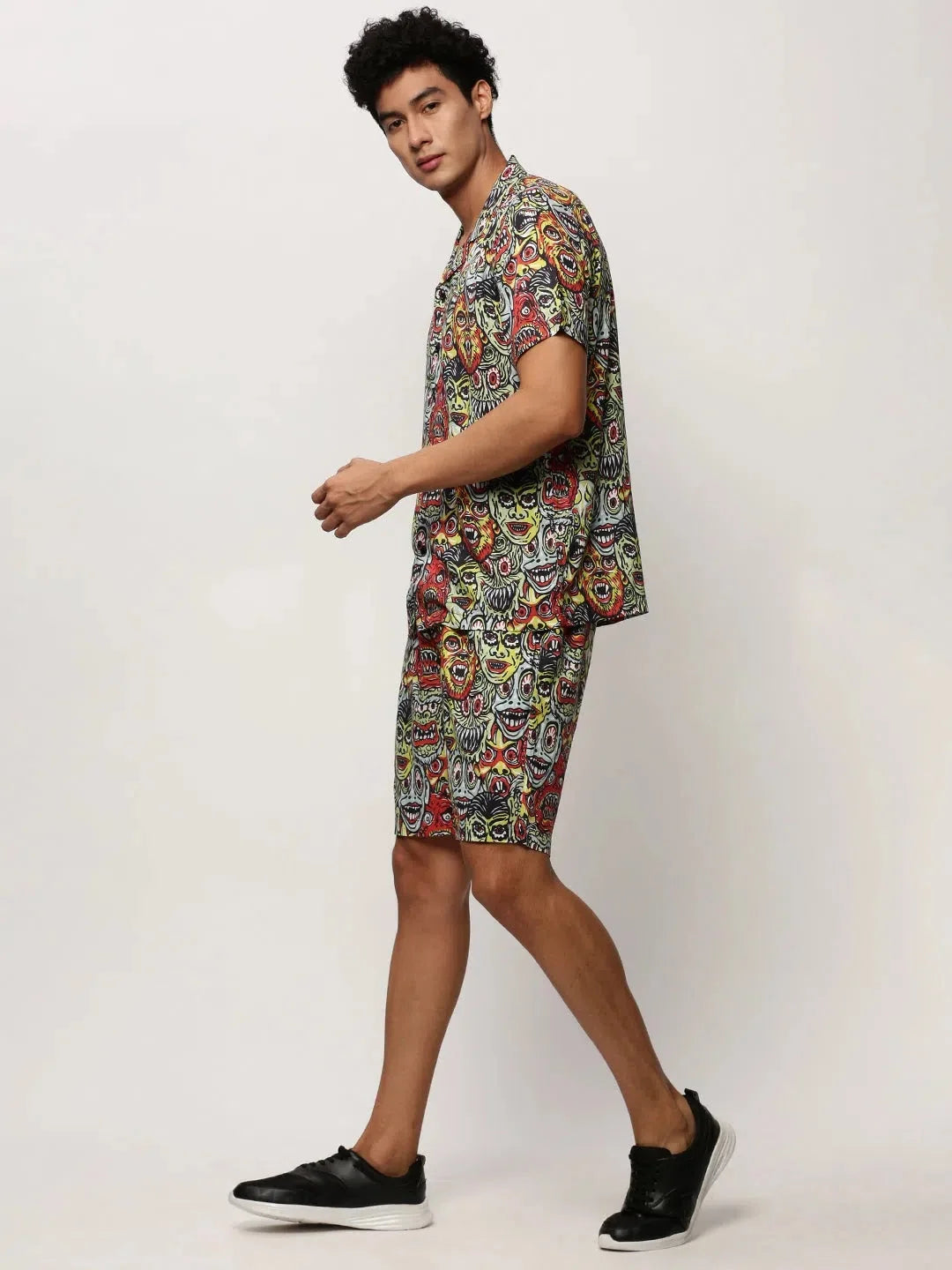 Men's Printed Co ord Sets | Stylish Cotton Casual Two Piece
