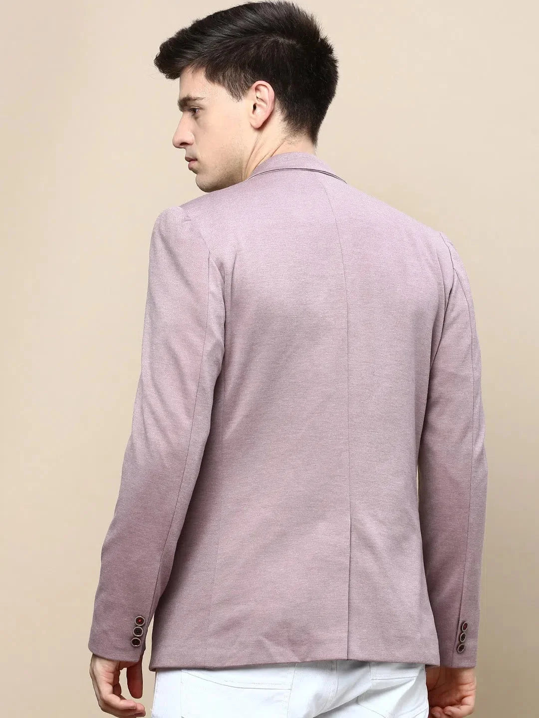 Mauve Cotton Modi Jacket | Men's Nehru Jackets Online