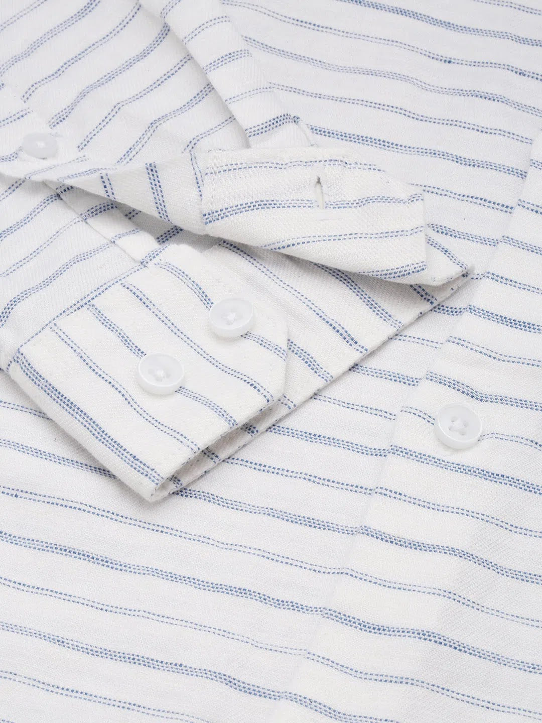 Wholesale Men White Checked Casual Shirt