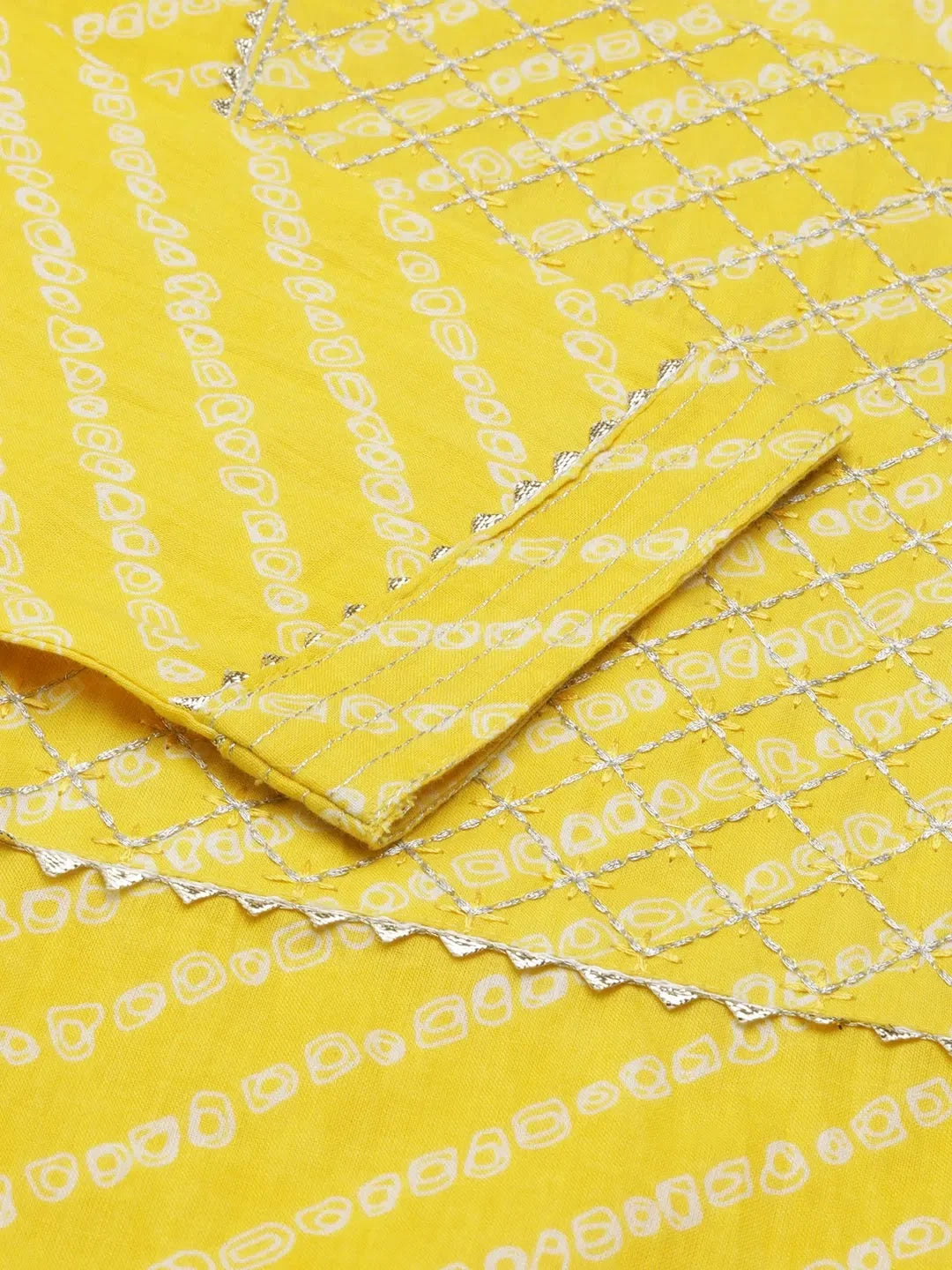 Yellow Solid Kurta Set | Women's Cotton Indian Kurta Sets