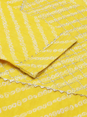 Women's Yellow Solid Kurta SetS-422-Yellow