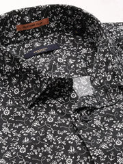 Men Black Floral Casual Casual Shirts-STANLEY-5281-Black