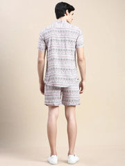 Men Multi Printed Casual Co ord Set-AM-91-4-Multi