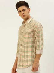 Men Multi Printed Casual Shirt-REPLAYPRINTSLINEN-3443-Multi
