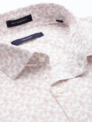 Men White Printed Casual Shirt-ELICAPRINT-4814-White