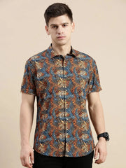 Men Multi Printed Casual Shirt-GALLERLA-1746-Multi