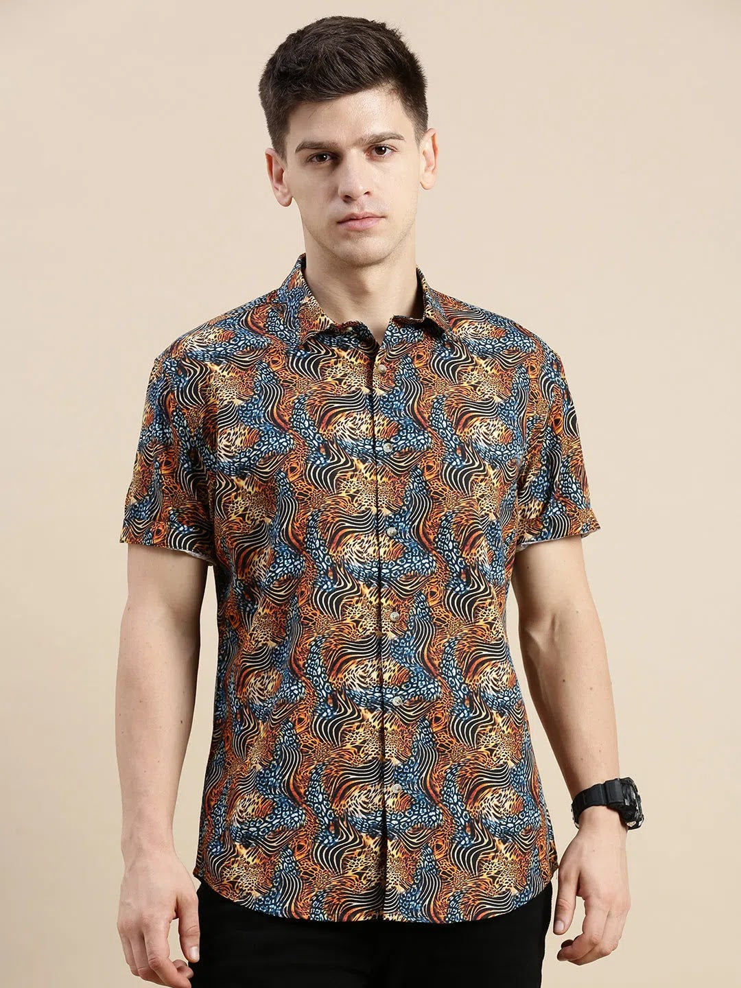Multi Printed Mens Shirt - Stylish Casual Shirt