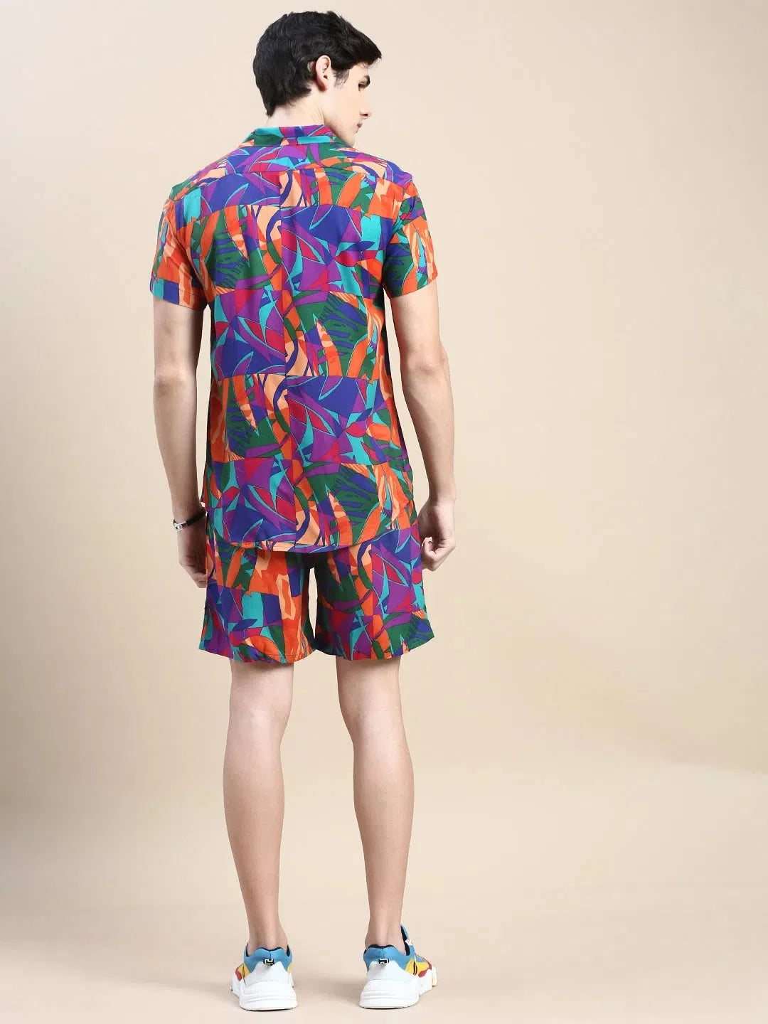 Stylish Men's Casual Co ord Set - Printed Two Piece Sets