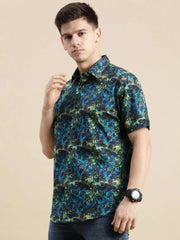 Men Multi Graphics Casual Shirt-GALLERLA-1749-Multi