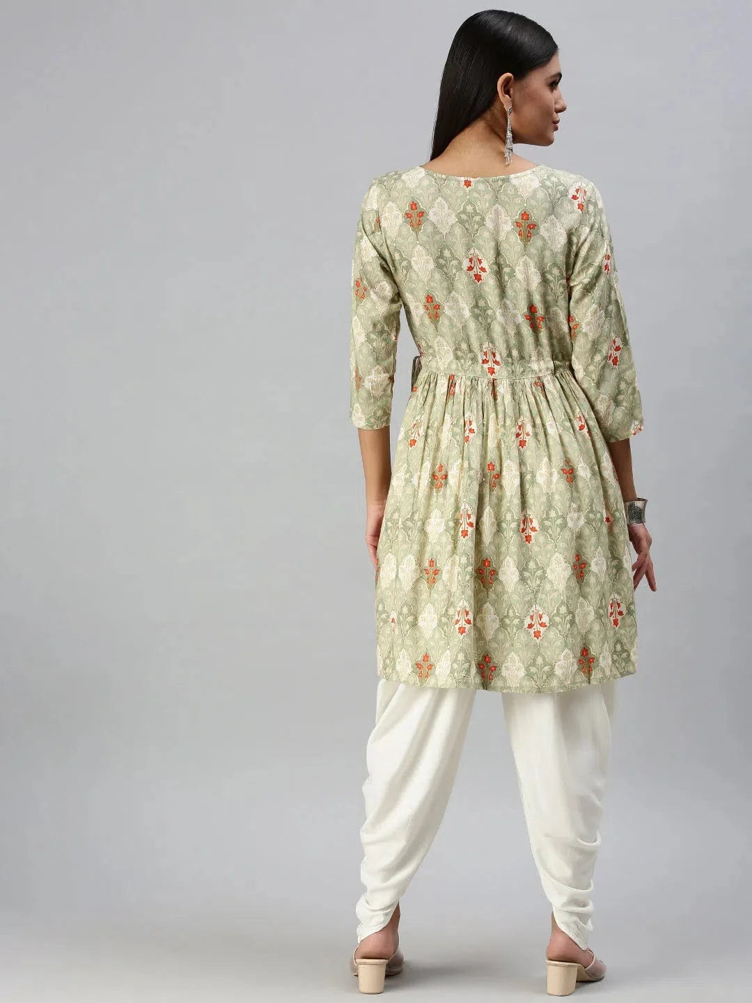 Green Printed Kurta Sets: Shop Women's Indian Kurta Sets Online