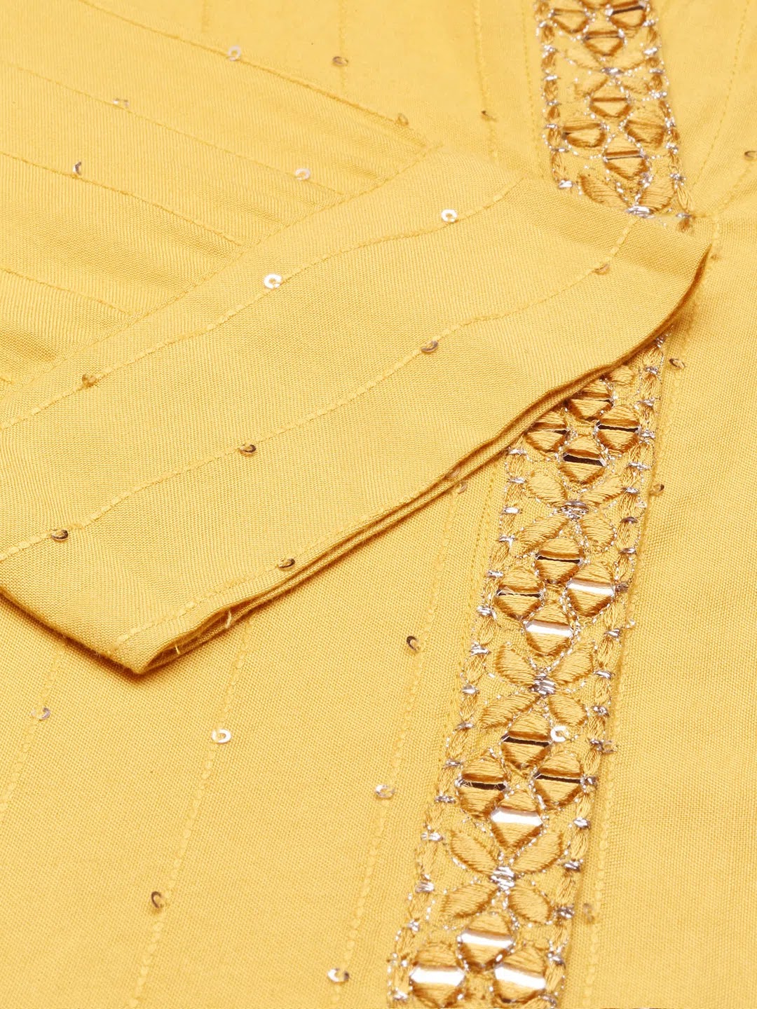 Mustard Solid Indian Kurta Ladies | Stylish Women's Kurtas
