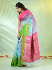 White Bengali Style Mulmul Cotton Soft Saree-MA62MCT33750037
