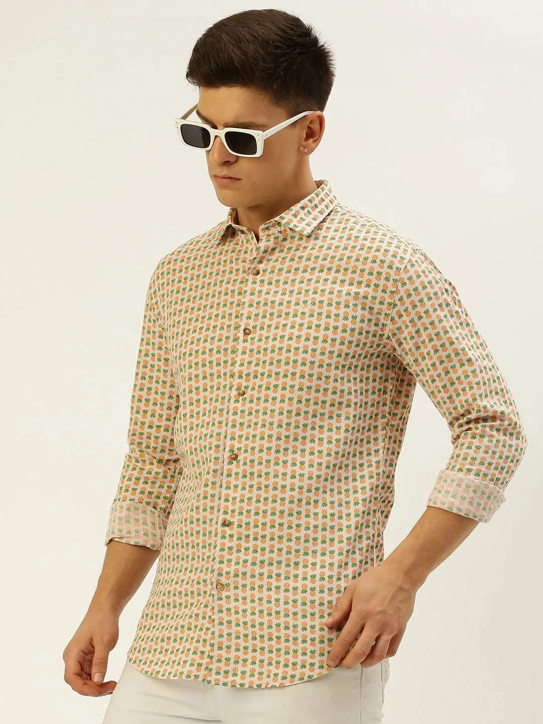 Men Multi Printed Casual Shirt-REPLAYPRINTSLINEN-3443-Multi