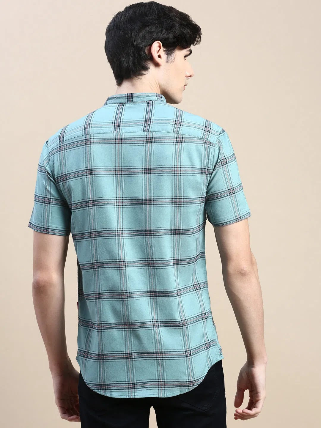 Authentic Green Checked Mens Shirt - Cotton Casual Shirt | DesiQlo