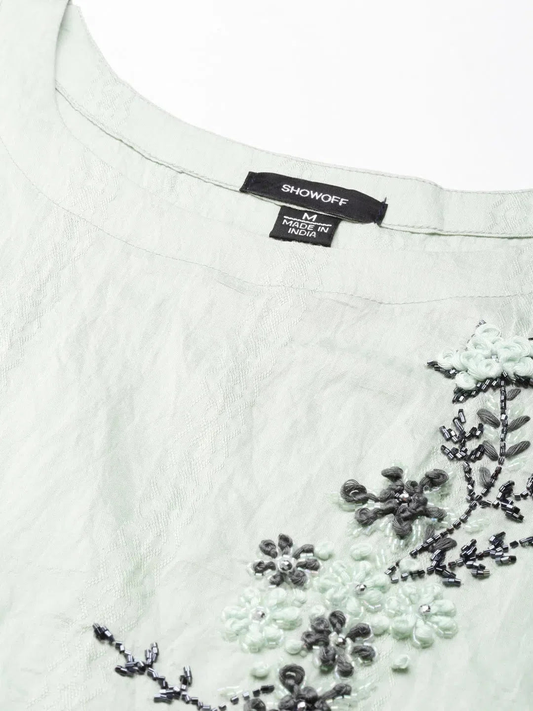 Sea Green Kurta - Women's Solid Indian Kurtis Online Now