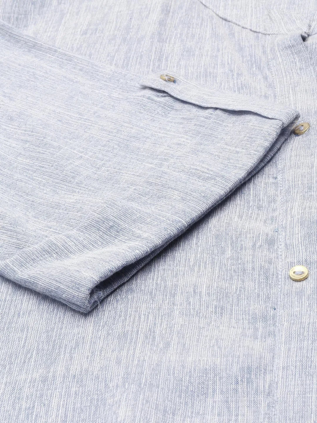 Blue Solid Indian Kurta for Women - Viscose Kurti | DesiQlo