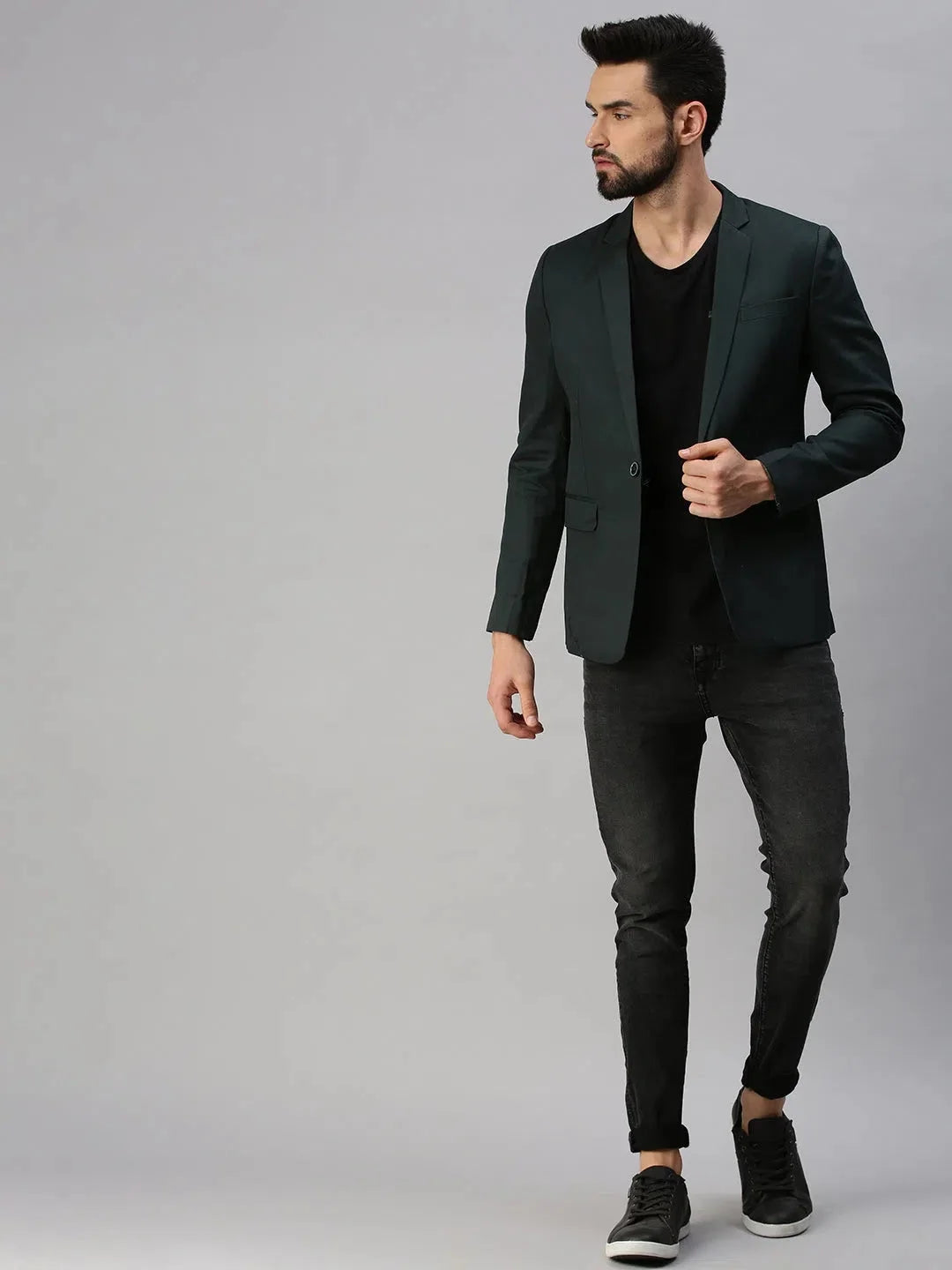 Green Party Blazer | Men's Ethnic Nehru Jackets for Weddings
