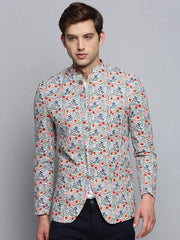 Men Multi Printed Blazer-SOBLZ-311-Multi