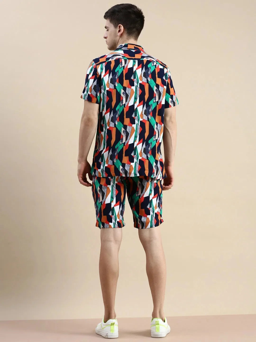 Mens Multi Printed Casual Co ord Set - Stylish Two Piece Sets