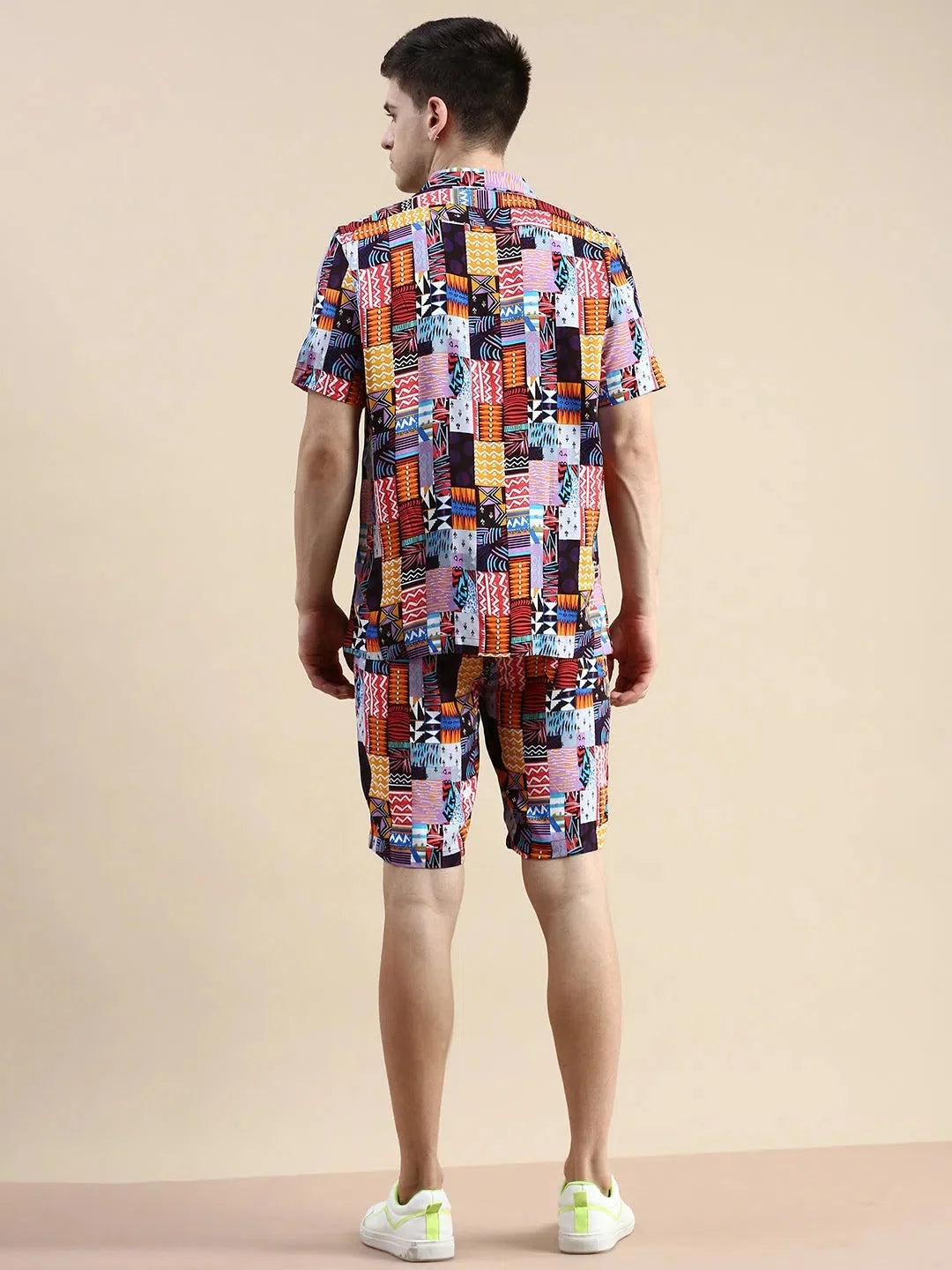 Multi Printed Casual Co ord Sets Men - Unique Beach Look