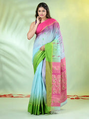 White Bengali Style Mulmul Cotton Soft Saree-MA62MCT33750037