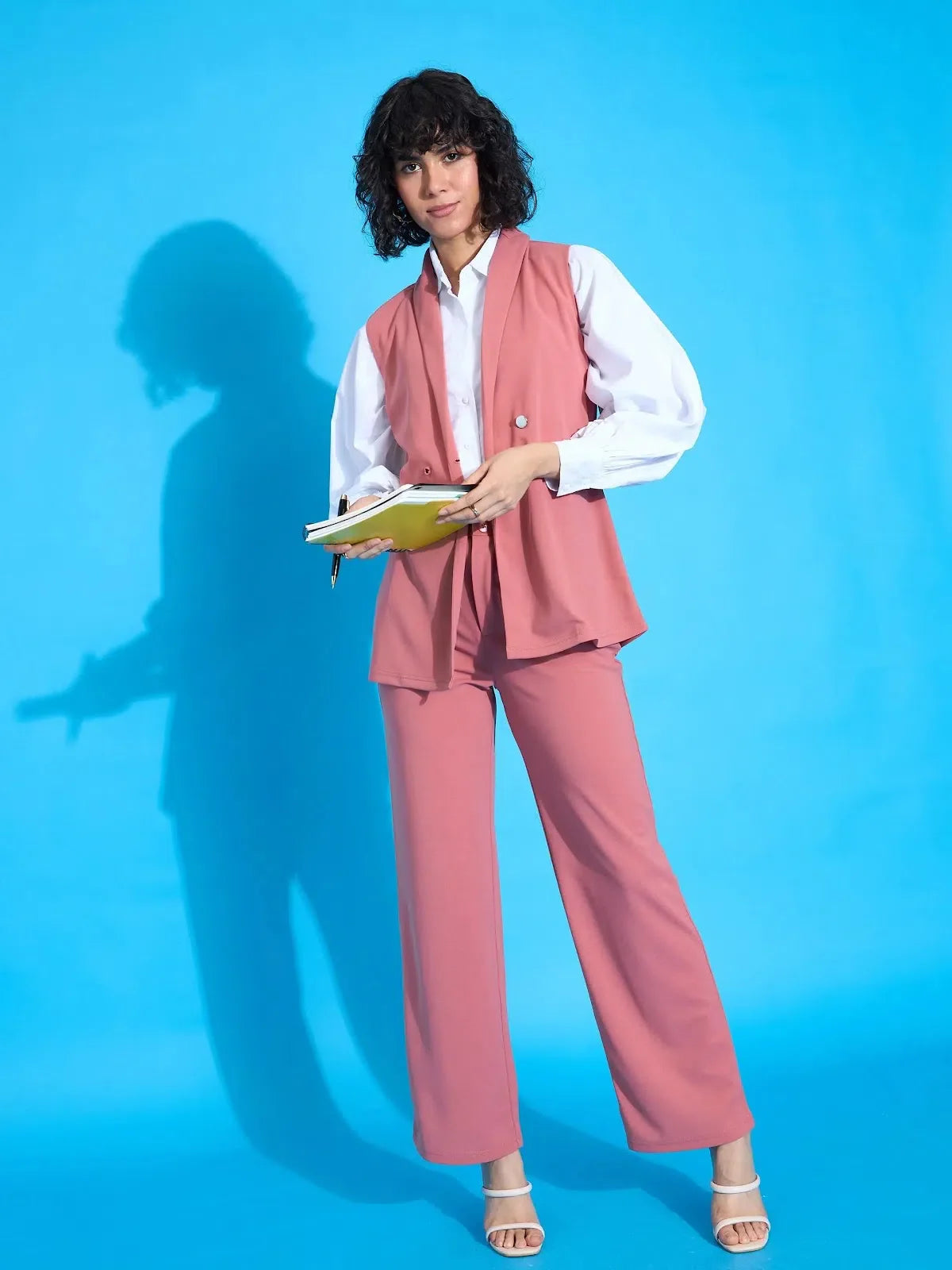 Pink Longline Blazer | Women's Western Wear Outfits