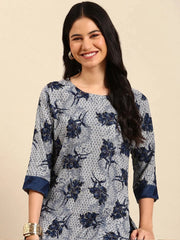 Women's Grey Printed Kurta SetKC-909-Grey