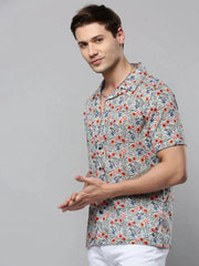 Men Multi Printed Casual Shirt-RESORTPRINT-5285-Multi