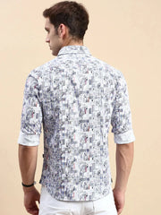 Men Multi Printed Casual Shirt-MONTREAL-0787-Multi