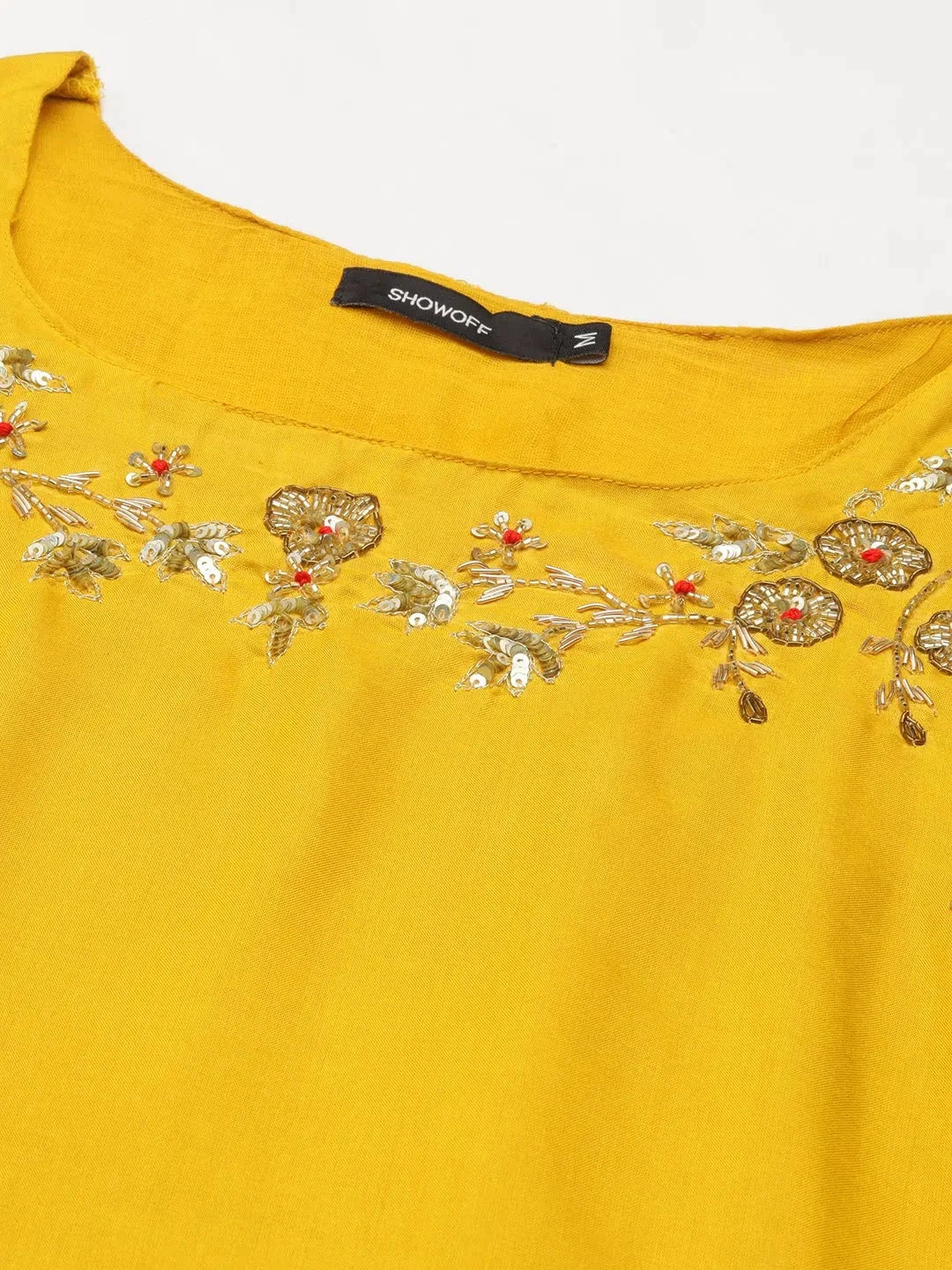 Yellow Cotton Kurta Set | Women's Indian Kurta Sets Online