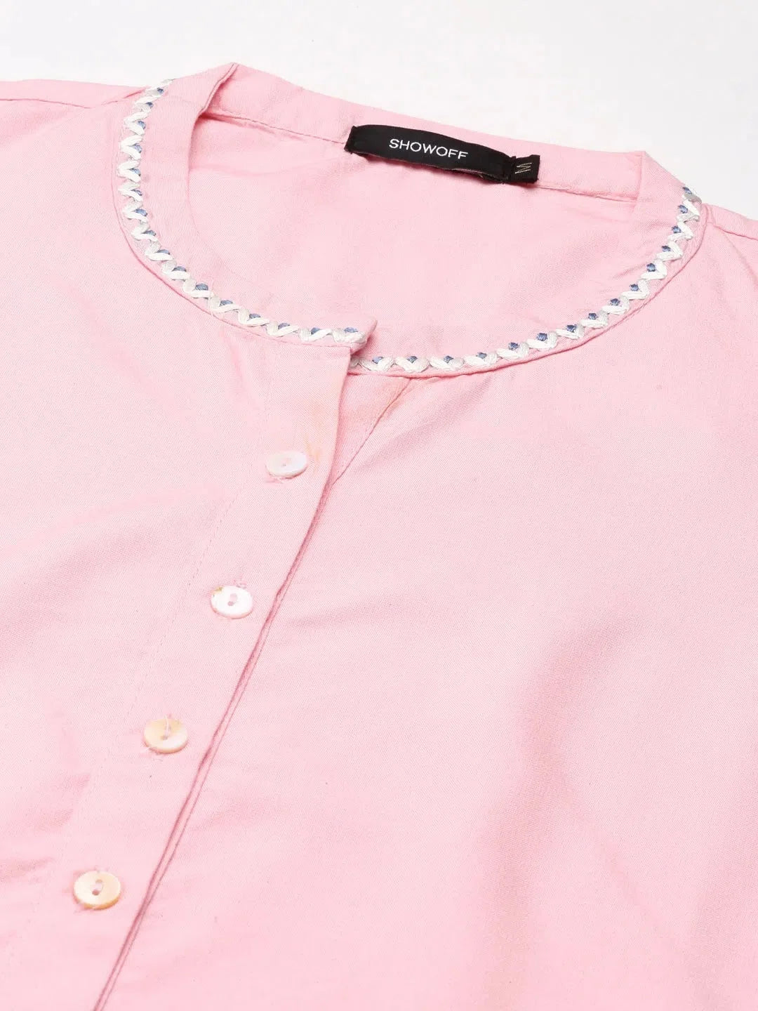 Pink Printed Cotton Kurta | Comfortable Indian Kurtas Online