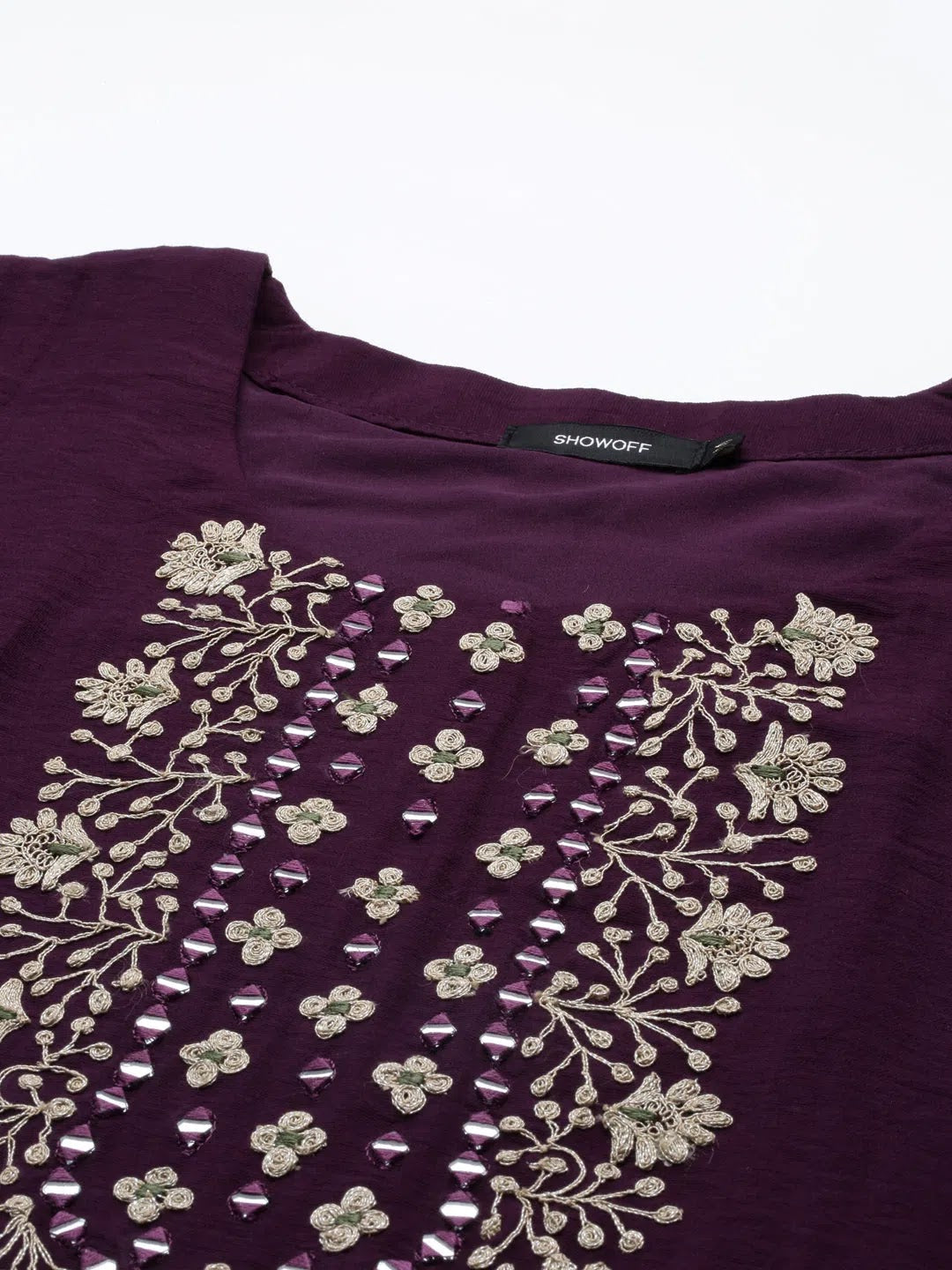 Purple Printed Kurta | Trendy Women's Indian Kurtis