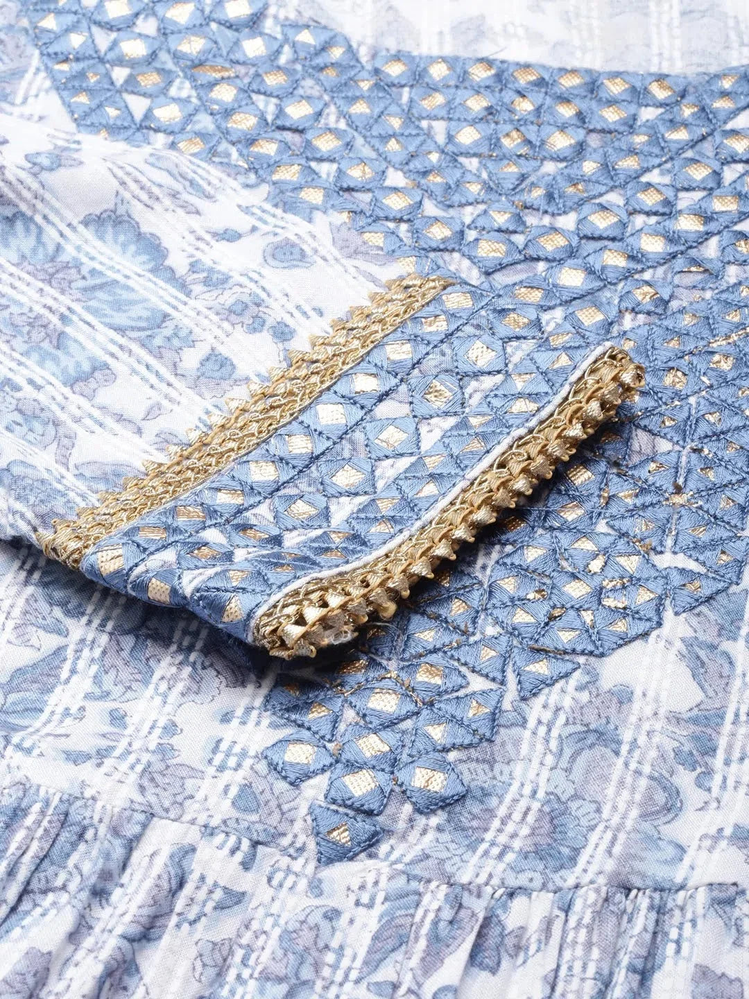 White Floral Kurta Set for Women - Stylish Indian Kurta Sets