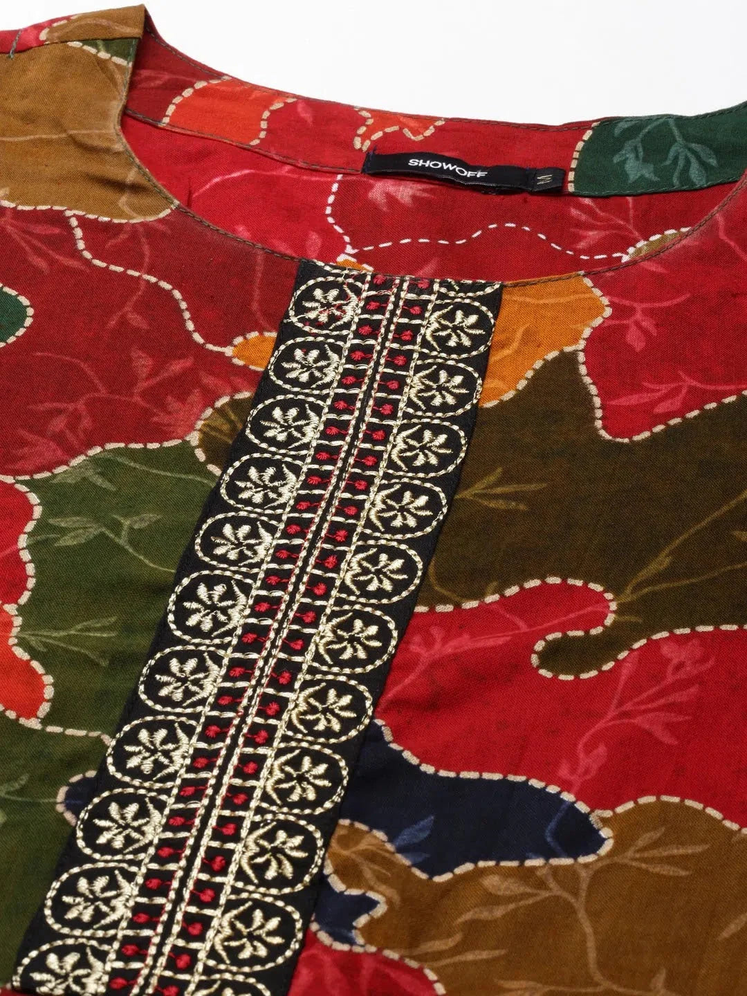 Women's Printed Cotton Kurta - DesiQlo Indian Kurta Ladies