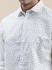 Men White Checked Casual Shirt-DATURA-1814-White