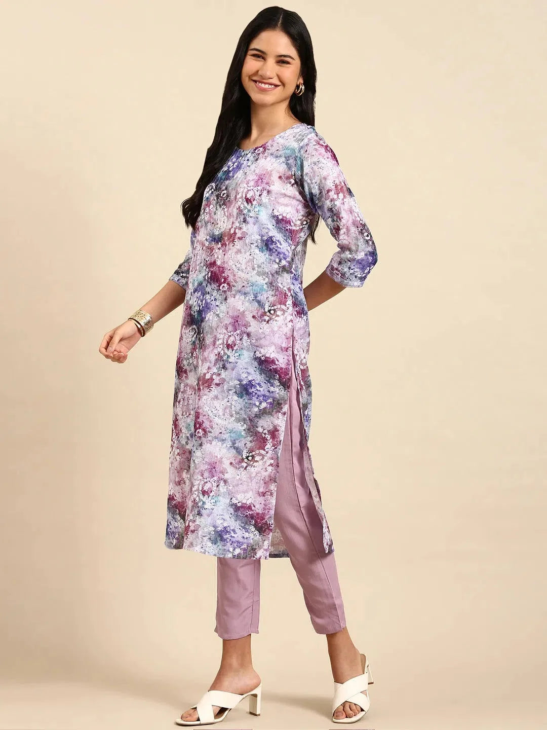 Tie Dye Kurta Set | Women's Cotton Indian Kurta Sets