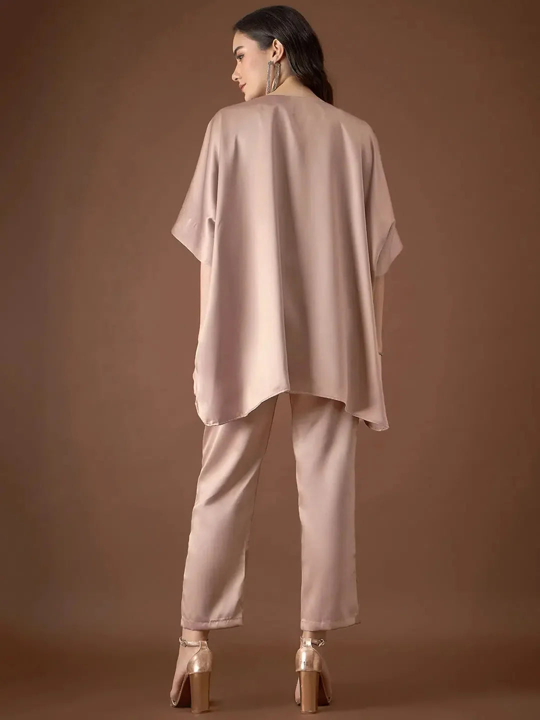 Skin Kaftan Top & Pants Set - Stylish Indian Top for Women